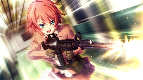Innocent Bullet Blue Eyes Game Cg Gun Innocent Bullet Kanzaki Sayaka