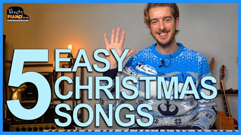 Play 5 Easy Christmas Songs On Piano Youtube