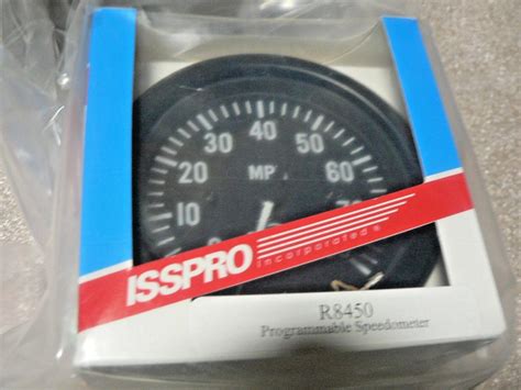 Isspro R8450 80 Mph Programmable Speedometer 1224v 3 38 Bl