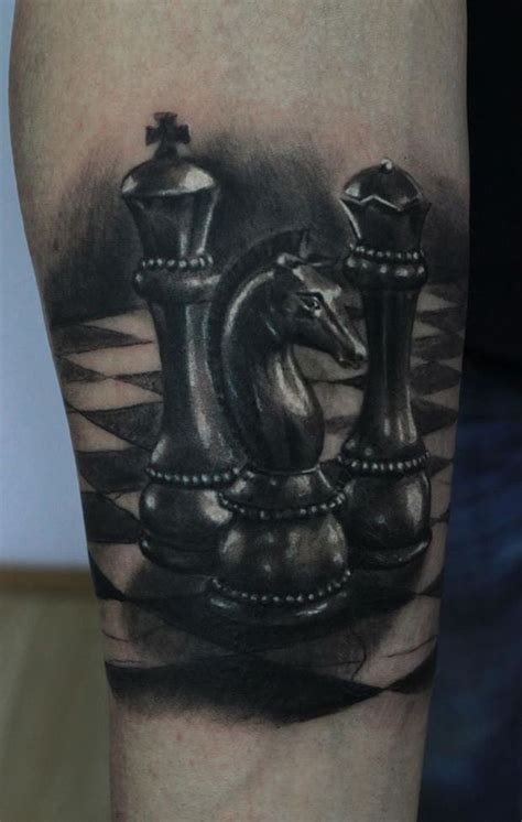 220 Chess Tattoos Designs 2020 Pieces Of King Queen Board