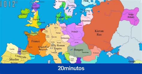 Cómo Se Han Movido Las Fronteras De Europa Durante Los últimos 1000