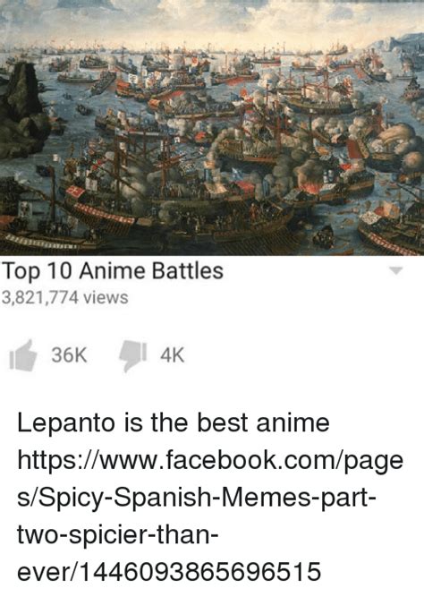 Top 10 Anime Battles 3821774 Views I 4k 36k Lepanto Is The Best Anime