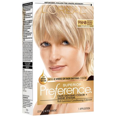 L Oréal Paris Superior Preference Permanent Hair Color NB Lightest