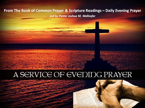 A Service Of Evening Prayer Scripture And Compline Psalm 121 4