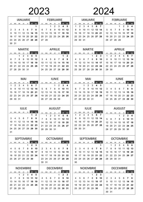 Calendarul 2023 2024 Calendarulsu