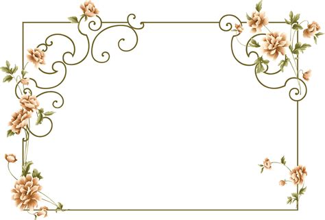 It would be lovely to make a pressed flower collage in a frame like this, so i will have to consider a design. Floral frame PNG