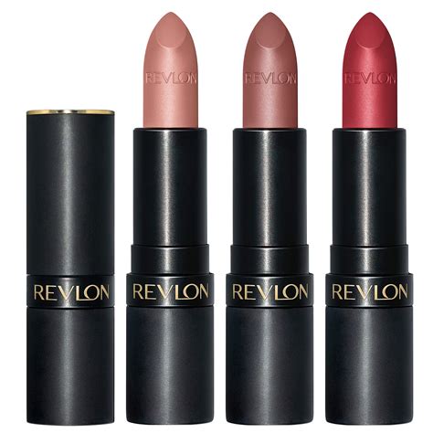 Buy Revlon Lipstick Set Super Lustrous Piece Gift Set High Impact Matte Finish In Nude Plum