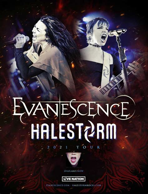 Evanescence And Halestorm Announce Fall 2021 Us Tour Nextmosh