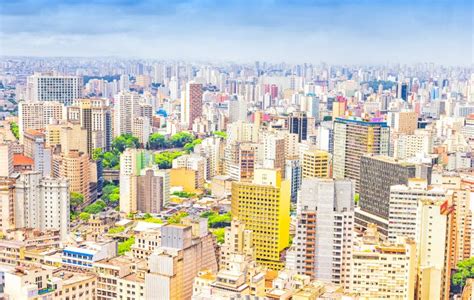 Aerial View Of Sao Paulo Stock Photo Image Of Aerial 39603426