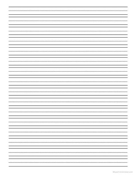 Lined Handwriting Paper Printable Pdf Madison S Paper Templates Blank