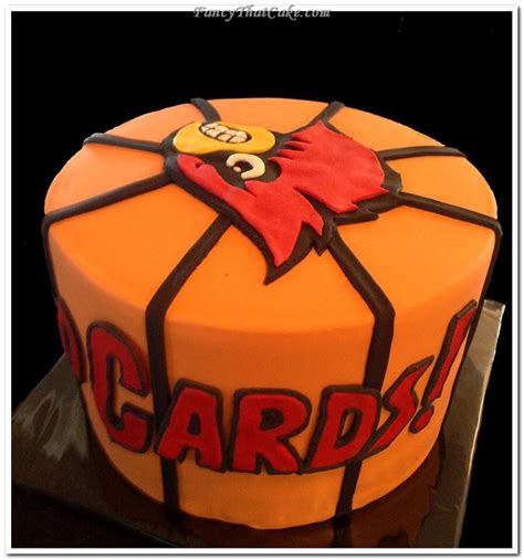 Cool Cake Amazing Cakes Louisville Cardinals Basketball Cake