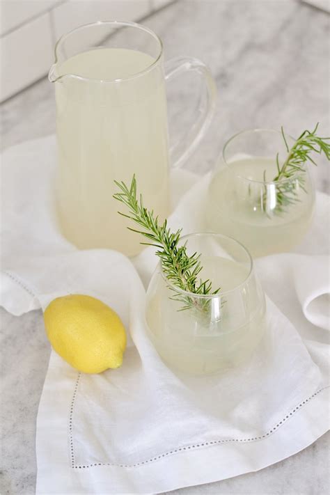 Sparkling Rosemary Lemonade — Huckleberry Collective