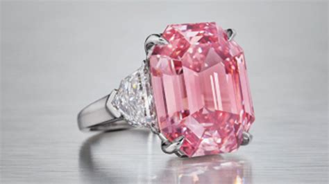 Christies Sells Rare Pink Legacy Diamond At A Record Breaking Price