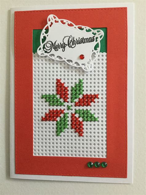 red-and-green-xmas-design-cross-stitch-cards,-christmas-cross-stitch,-cross-stitch-patterns