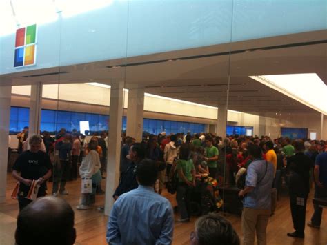 Exclusive Photos Video From Microsoft Store Grand Opening Appleinsider