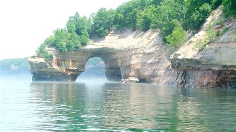 A Boat Tour Of The Pictured Rocks National Lakeshore Near Munising Mi