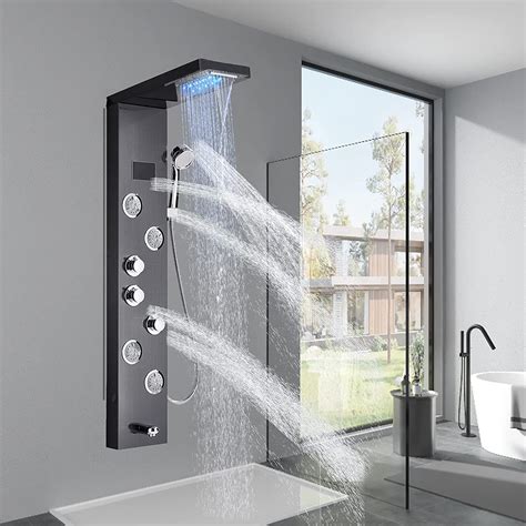 Oulantron Shower Panel Tower Led Shower Panel Tower System With Body
