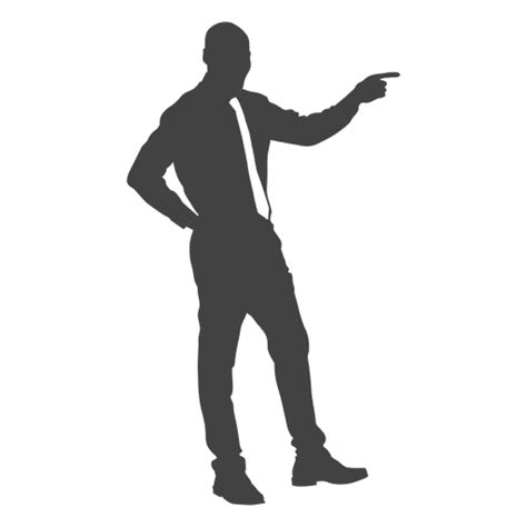Young Businessman Pointing Finger Transparent Png And Svg Vector File