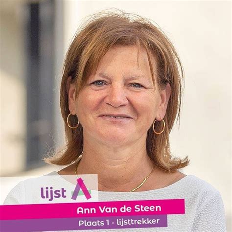 Ann Van De Steen Lijst A “niemand Heeft Definitie Voor ‘aalsters Dna