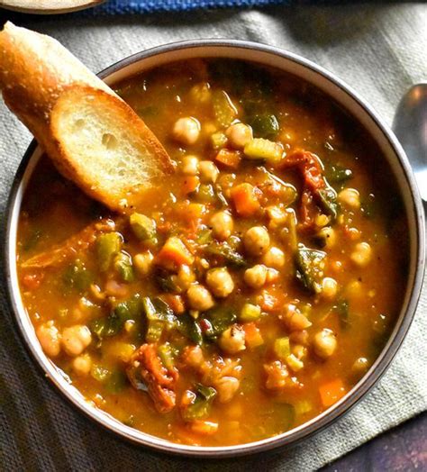 2 add chickpeas, tomatoes and stock. Moroccan Chickpea soup: super delicious and easy : instantpot