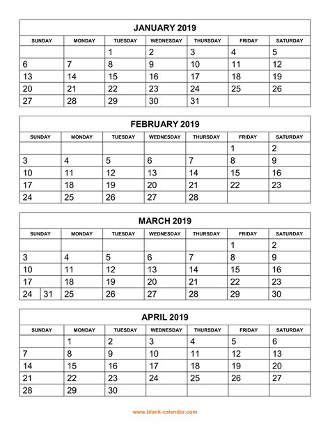 Printable 3 Month Calendar Printable World Holiday