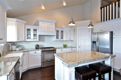 Wood colors for kitchen cabinets. Custom Alexander 3900 Craftsman Style Kitchen | Large ...