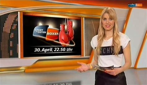 Stephanie Müller Spirra bei Sport im Osten im MDR am 24 04 2016