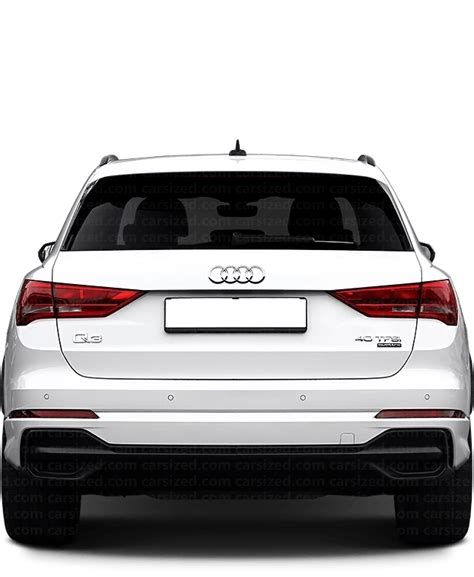 Dimensions Audi Q3 2018 Present Vs BMW X2 2024 Present