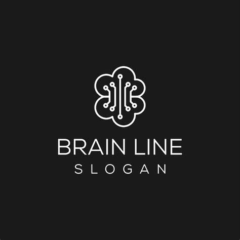 Premium Vector Brain Logo Template