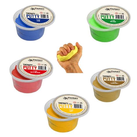 Sensory Tactile Theraputty Therapy Putty Multi Pack 5 Colours5 Strengths