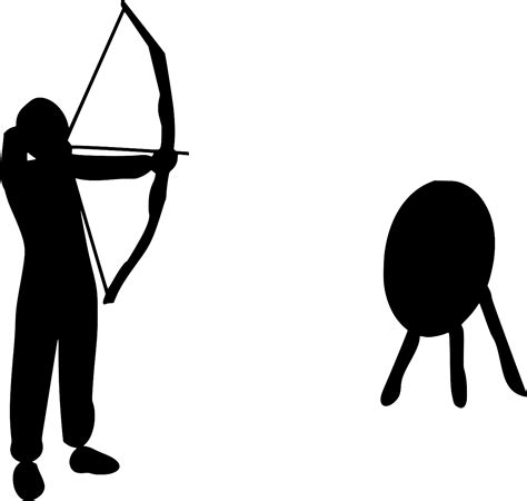 Svg Bow Target Aim Arrow Free Svg Image And Icon Svg Silh