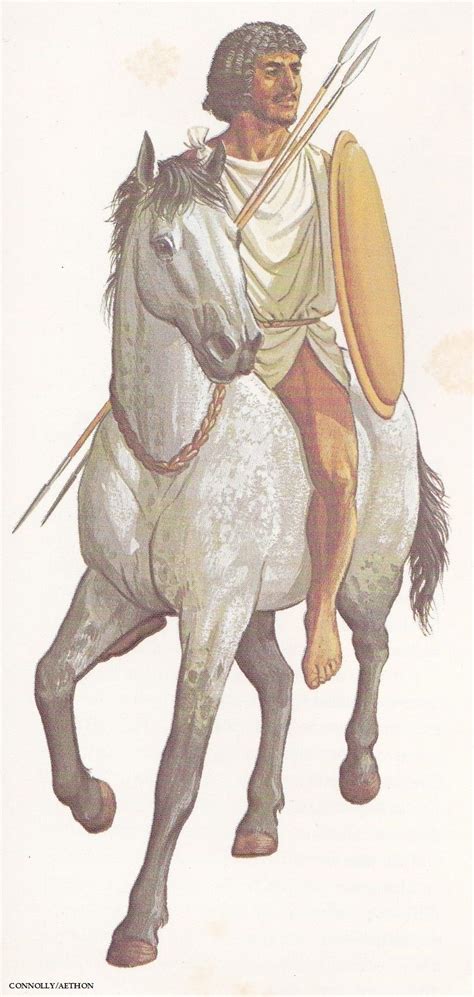 A Numidian Horseman Of Hannibals Army Character Art Ancient