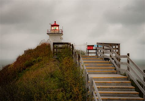Cape Breton Lighthouse Cape Breton Lighthouse On A Cloudy Flickr