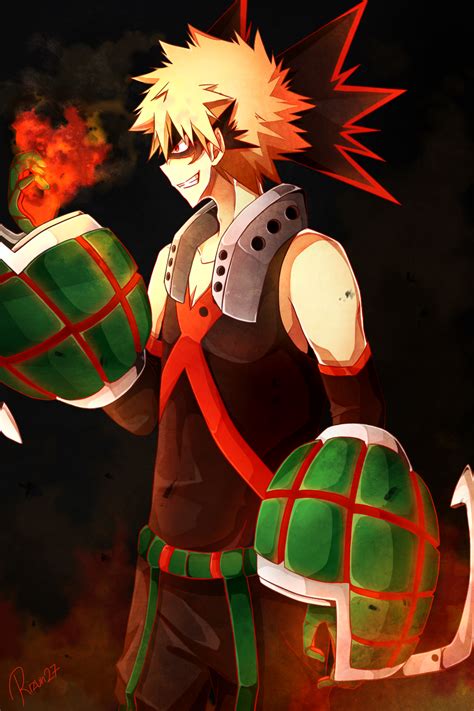 Maybe you would like to learn more about one of these? Bakugou Katsuki by Rizun27 on DeviantArt
