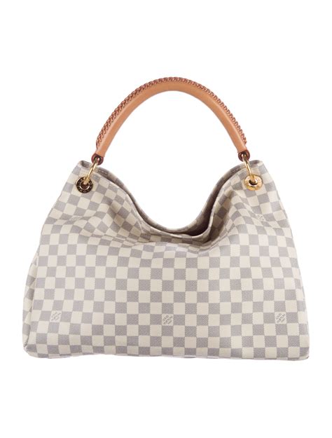 Louis Vuitton Damier Azur Artsy Mm Handbags Lou105872 The Realreal