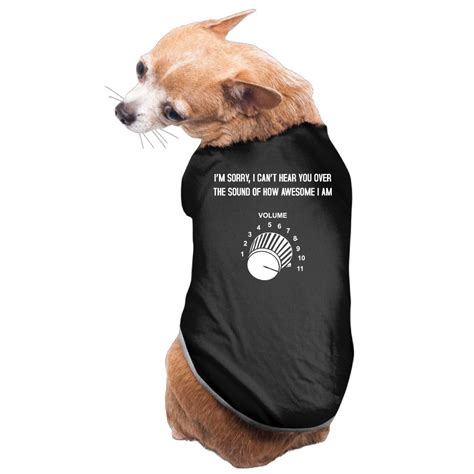 Awesome Goes To 11 Funny Dog Clothes Hoodie Cute