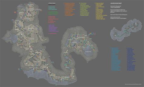 Ashen Complete Item Map Rashenthegame