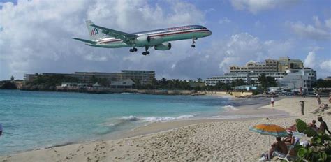 Sunset Beach Bar In St Maarten Airplane Thrill Seekers Paradise