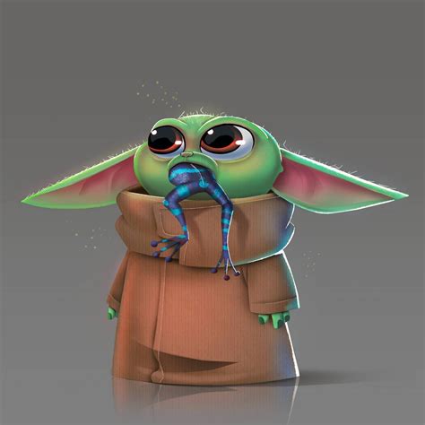 Download Baby Yoda Frog Wallpaper By Daddysfeather 8c Free On Zedge