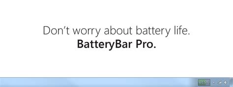 Batterybar Pro Windows Battery Life Tracker
