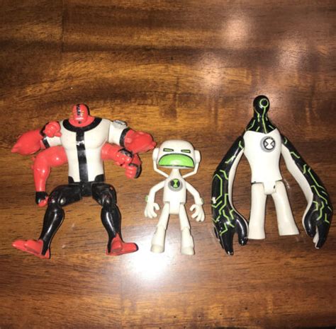 Ben 10 Alien Force Cartoon Network Bandai Four Arms Action Figures Lot