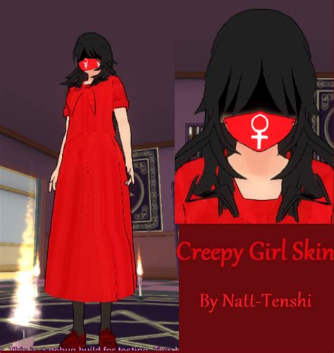 Yandere Sim Creepy Girl Skin By Natt Tenshi On Deviantart