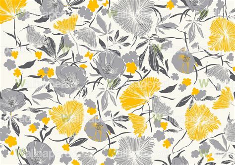 Yellow And Grey Wallpaper Wallpapersafari