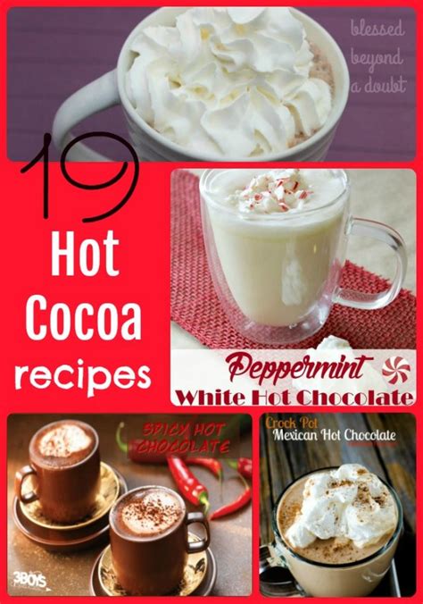 19 hot chocolate recipes that will make you happy blessed beyond a doubt