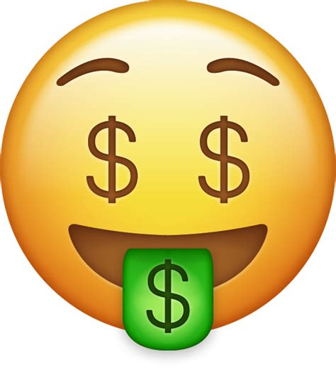 Money Emoji Free Download Money Face Emoji Emoji Island