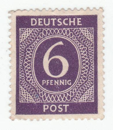 Deutsche post und dhl führen die mobile briefmarke ein. 1946 1947 Germany Deutsche Post Stamps For Sale