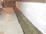 Pictures of Interior French Drain Supplies