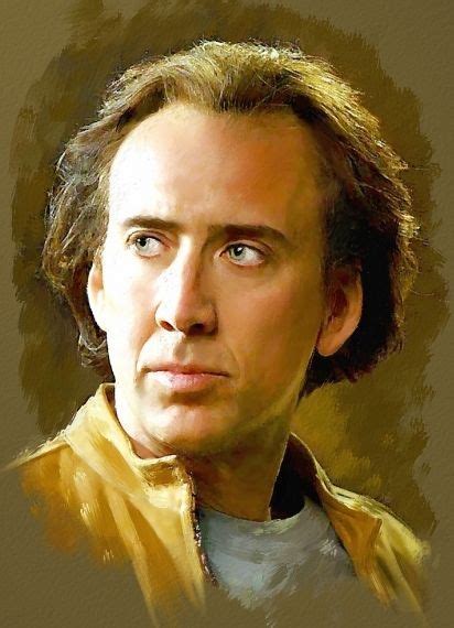Colored Pencil Drawing Of Nicolas Cage Celebrity Caricatures Celebrity