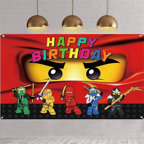 Buy Ninja Birthday Party Supplies Ninja Themed Backdrop Decorations