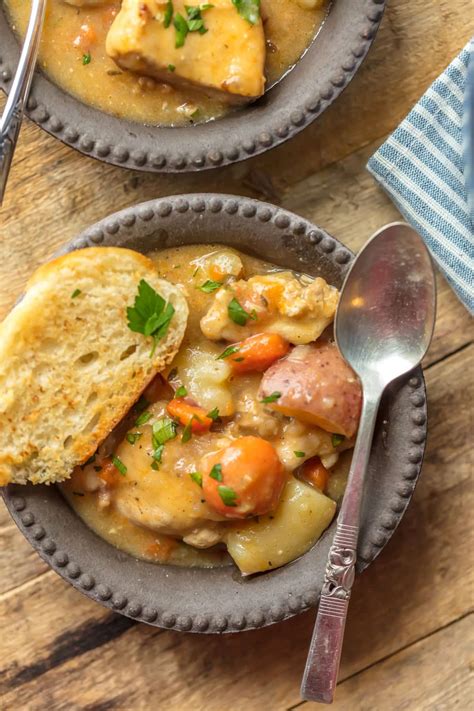 Because they can withstand a long simmering time, thighs are a. White Wine Chicken Stew Recipe (VIDEO) - The Cookie Rookie®